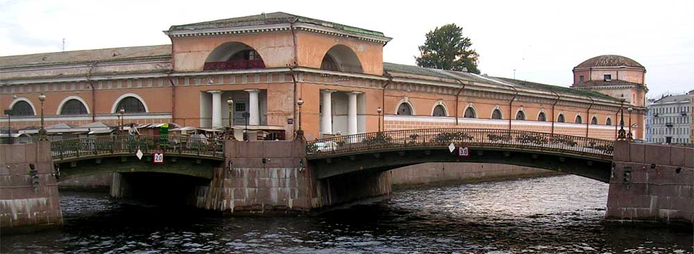 ����������� ���� � ����-���������� ����
The Theatrical bridge and the Small Konyushenny bridge