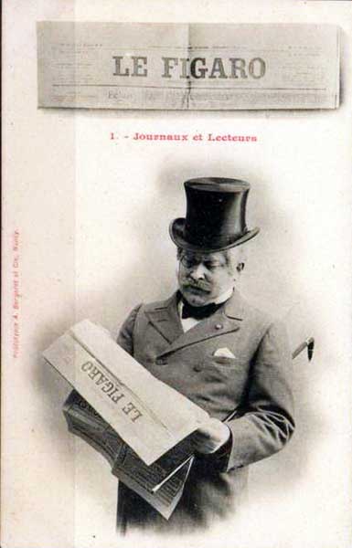 �������� �������
Postal card �Le Figaro�