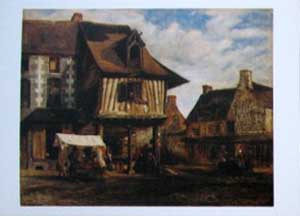 �������� ��. �����. ����� � ���������
Postal card �Market in Normandy by Theodore Rousseau�