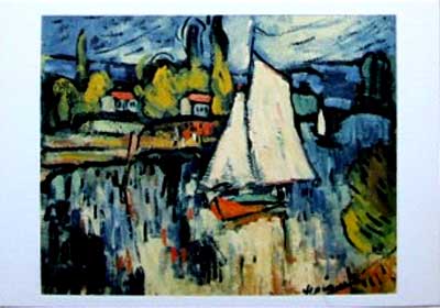 �������� ��. �������. ��� �� ����
Postal card �View on Sena by Maurice de Vlaminck�