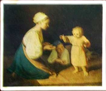 �������� ��.�.����������. ������ ����
Postal card �The first steps by Alexis G. Venetsianov�