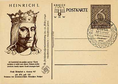 �������� ������� I�
Postal card �Heinrich I�