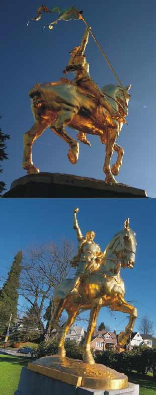 �������� ����� �'���
monument to Jeanne d'Arc