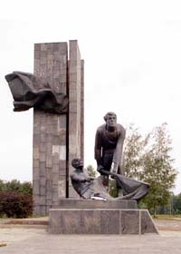 �������� ������ ��������� � ������
Monument To the fighters of revolution in Palekh