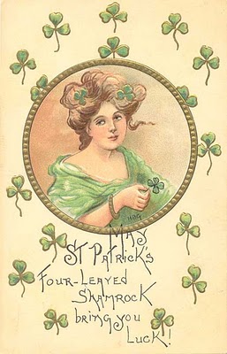 �����, ������������� ���������� ��. ������� ������� ���� �����!
May St Patrick's four-leaved shamrock bring you luck!
