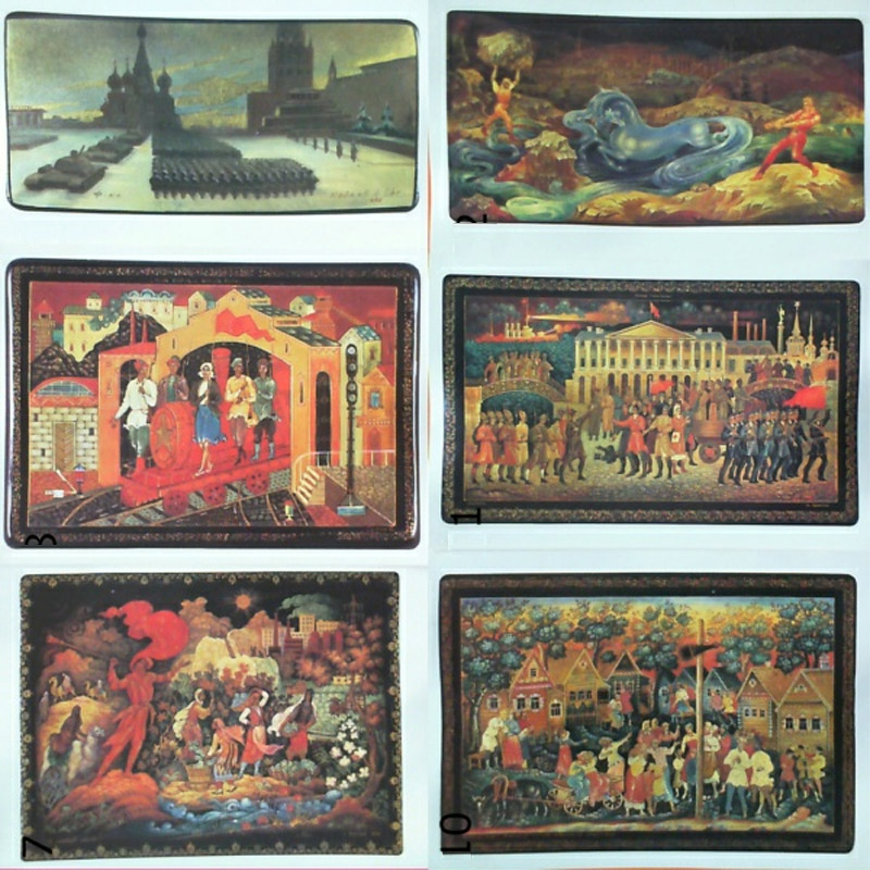 ����� �������� �������� ���������
Set of postal cards �Lacquer miniature�