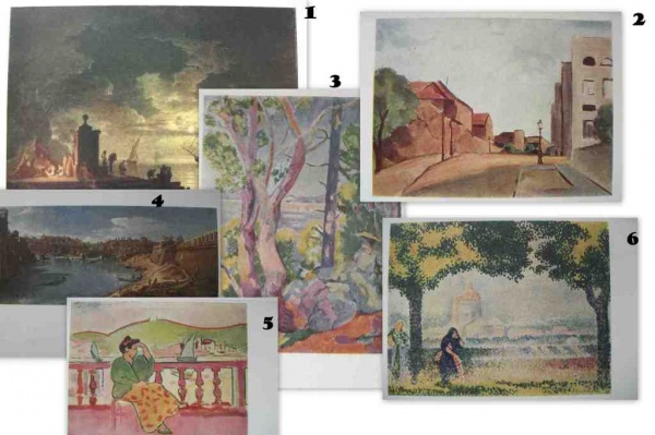 ����� �������� ������������������� ������ XVII � XX ��.�
Set of postal cards �The West Europe landscape of 17th - 20th centaries�