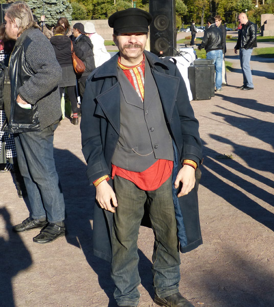 ������ � ������ ����������. 
meeting in protection of Petersburg. 