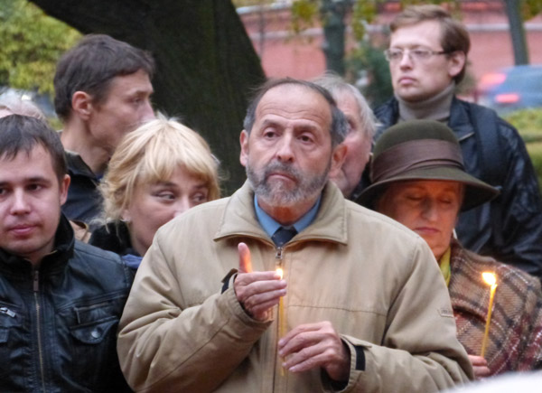 ������ ������ ���� ������������. ����� ����������
The meeting of memory of Anna Politkovskaya. Boris Vishnevsky
