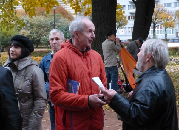 ������ ������ ���� ������������. ���������� �������
The meeting of memory of Anna Politkovskaya. Constantine Kuortti