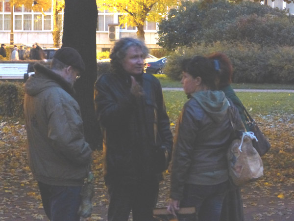 ������ ������ ���� ������������. �����������
The meeting of memory of Anna Politkovskaya. The parting