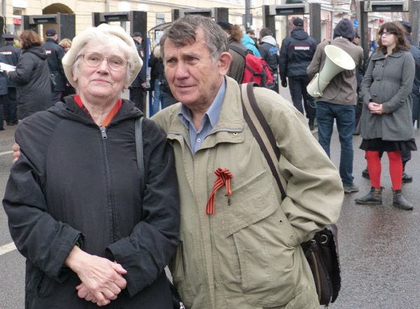 ���� �� ������� ���� ����������������. ��������� �����
The march for freedom of all political prisoners. The participants of a march