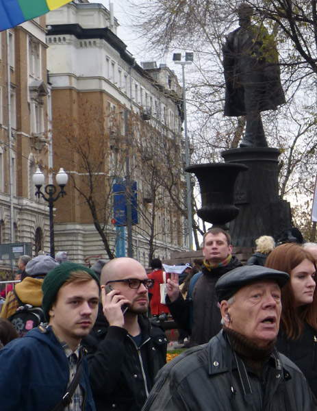 ���� �� ������� ���� ����������������. ��������� �����
The march for freedom of all political prisoners. The participants of a march