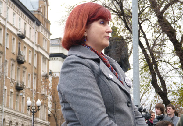 ���� �� ������� ���� ����������������. ��������� �����
The march for freedom of all political prisoners. The participants of a march