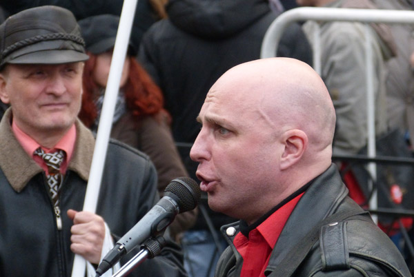 ���� �� ������� ���� ����������������. ��������� �����
The march for freedom of all political prisoners. The participants of a march