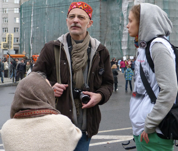 ���� �� ������� ���� ����������������. ��������� �����
The march for freedom of all political prisoners. The participants of a march