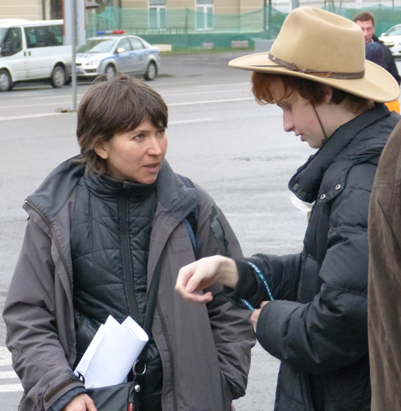 ���� �� ������� ���� ����������������. ��������� �����
The march for freedom of all political prisoners. The participants of a march