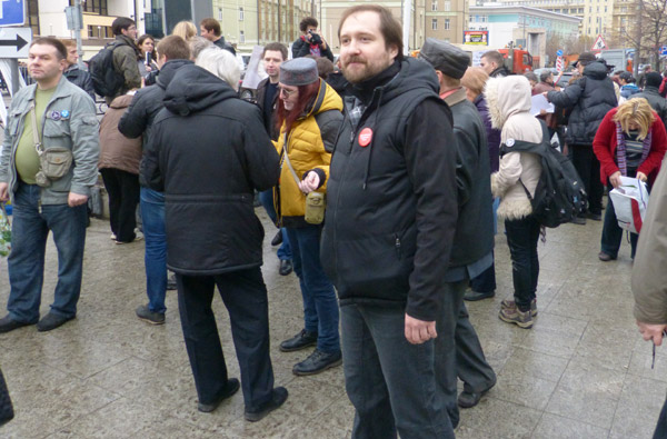���� �� ������� ���� ����������������. ���������� �������� ����: SOS
The march for freedom of all political prisoners. The Russian Academy of sciences: SOS