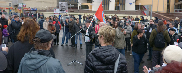 ���� �� ������� ���� ����������������. 
The march for freedom of all political prisoners. 