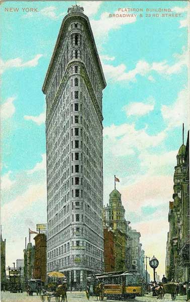 ���-����. �������� �������
New York. Flatiron building