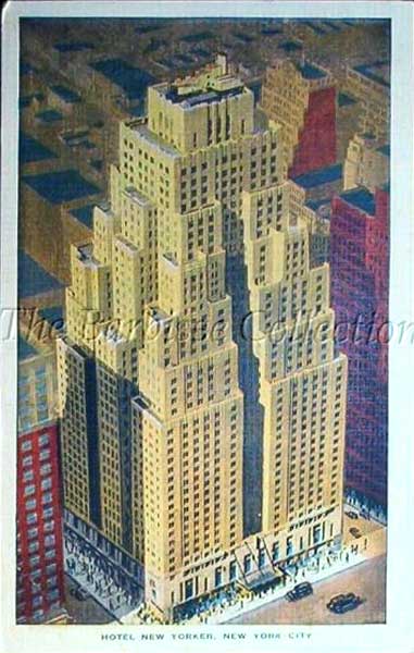 ��������. ����� ���-������. ���-����
Postal card. Hotel New Yorker. New York City