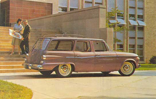 ��������. 
Postal card. Lark station wagon