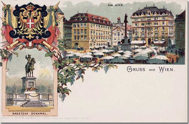 ��������. ������ �� ����
Postal card. Gruss aus Wien