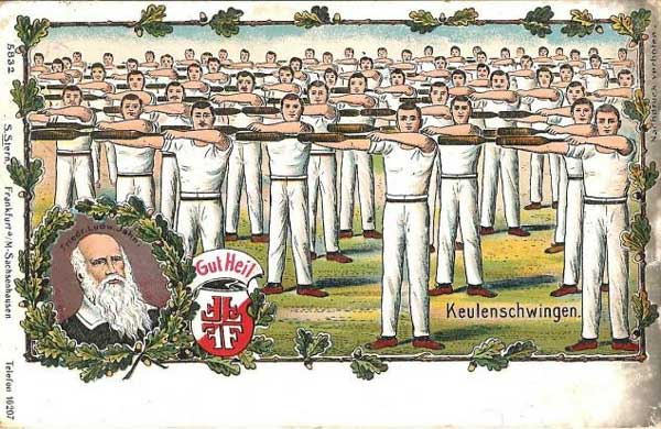 ��������. ����������� � ��������
Postal card. Performance with maces