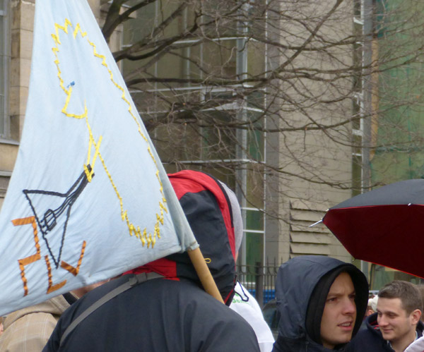 ���� ������ ���������. ���������� �� ��������
The march against the hatred. By balalaika on the swastika