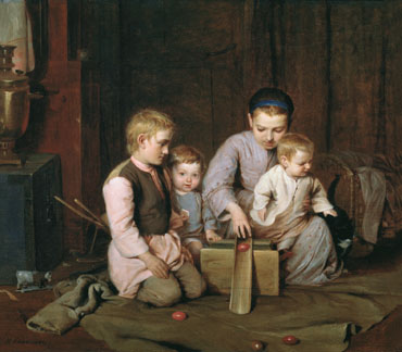 ������� �.�. ���� ������ ���������� ����
Children roll the easter eggs by Nicholas A. Koshelev