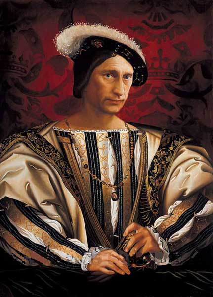 �. ��������. ������� �.�.������
Portrait of Vladimir V. Putin by Nikas Safronov
