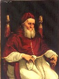 �������. ������� ���� ���� II
Portrait of pope July II by Raphael