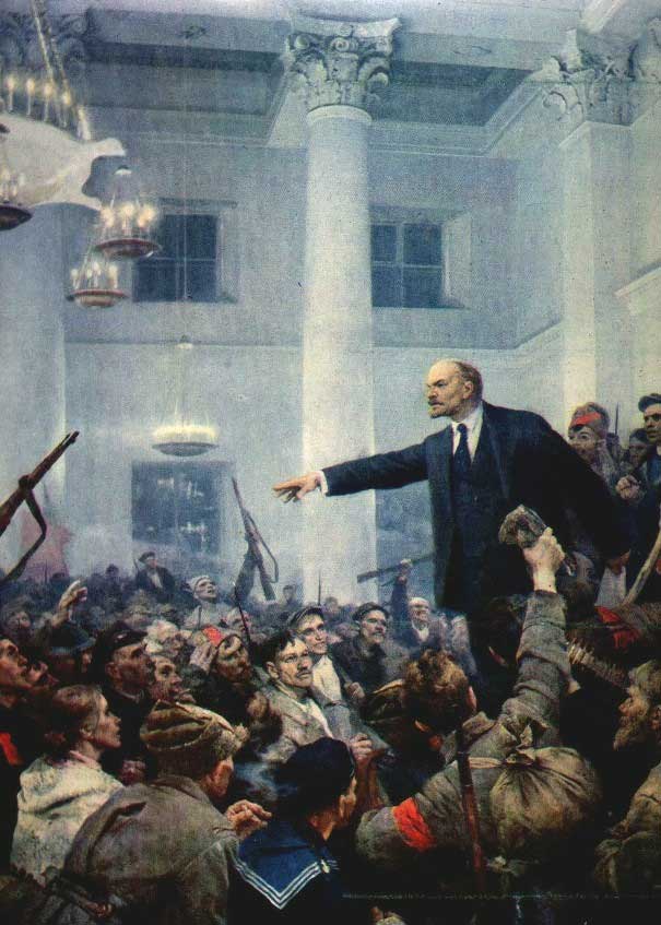 �.�.�����. ����� ������������� ��������� ������
Vladimir I. Lenin proclaims the Soviet authority by Vladimir A. Serov
