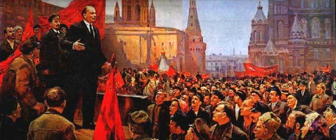 �.�.���������. ����������� �.�.������ �� ������� ������� � 1919
The speech of Vladimir I. Lenin on Red square in 1919 by Demetry A. Nalbandyan
