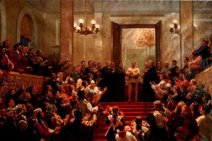 ����� �., ��������� �., �������� �. �������� ������� - �����!
Glory to great Stalin! by Y. Kugach, V. Nechitaylo, V. Tsyplakov