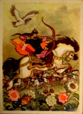 �������� ��.�.��������. ������ ����������
Postal card �The Blue-eye Girl by Nicholas M. Kochergin�
