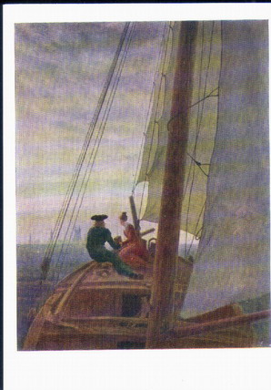 �������� ��.�.�������. �� �������� �������
Postal card �On sailing ship by Caspar David Friedrich�