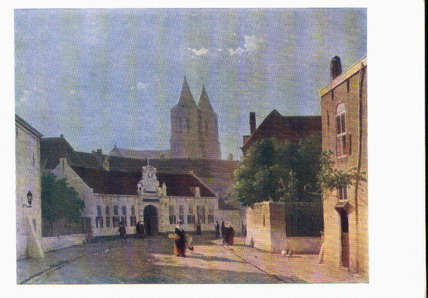 �������� ��. ����������. ����� ������������ ������
Postal card �Street of the Dutch city by Jan Weissenbruh�