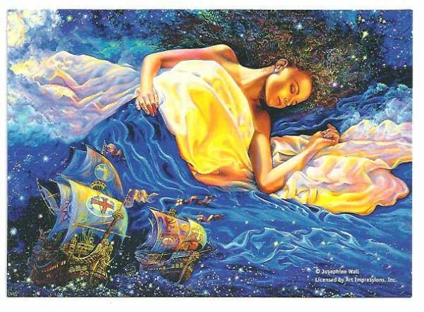 �������� ��. ����. ����
Postal card �Dream by Josephine Wall�