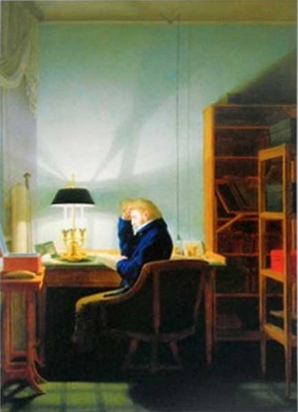 �������� ��.�.��������. �
Postal card � by Georg Friedrich Kersting�