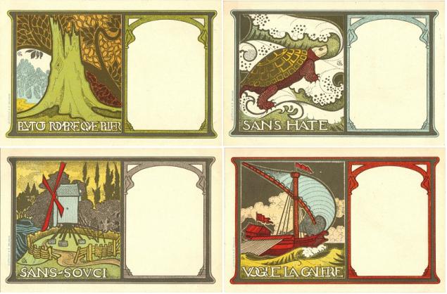 ����� �������� ��. ������. ���������
Set of postal cards �Proverbs by Gisbert Combaz�