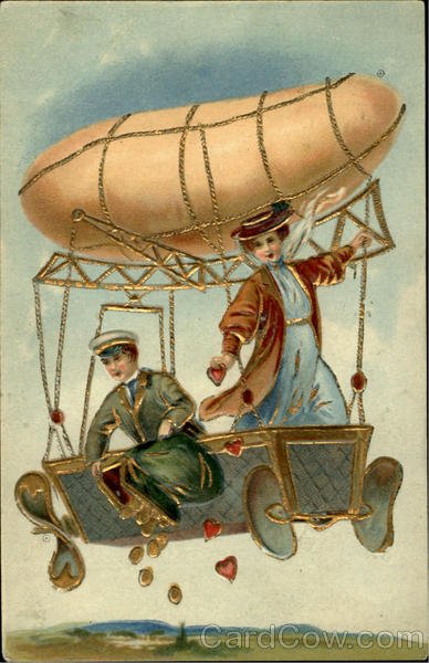 �������� �����������
Postal card �Dirigible balloon�