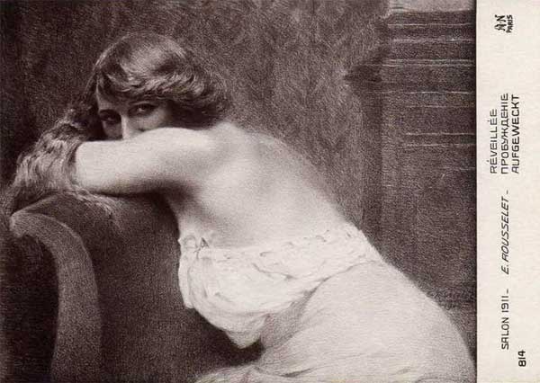 �������� ��. ������. �����������
Postal card �The awakening by E. Rousselet�