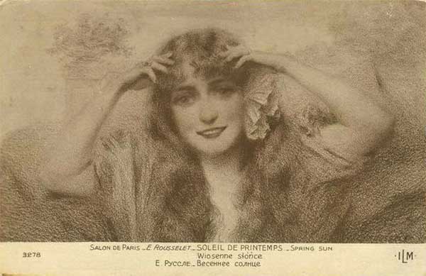 �������� ��. ������. �������� ������
Postal card �Spring sun by E. Rousselet�