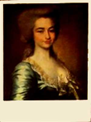 �������� ��.�.��������. ���� � �������
Postal card �Lady in light-blue by Demetry G. Levitzky�