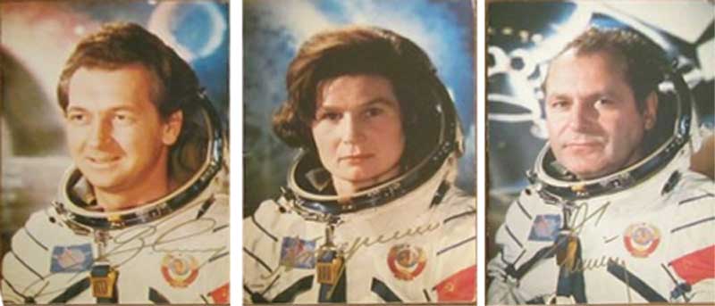 ����� �������� �˸�����-���������� ���л
Set of postal cards �Pilots the cosmonauts of USSR�