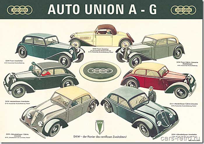 �������� A - G</b> {pt1221}<br>
Auto Union A - G