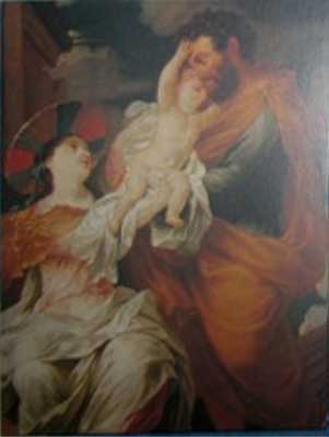�������� ��. ���. ������ ���������
Postal card �Holy Family by Gotfrid Mas�