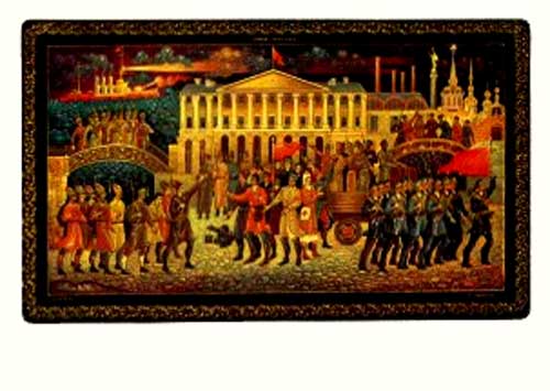 �������� �������. ����� ���������
Postal card �Warriors of revolution by Shadrin�