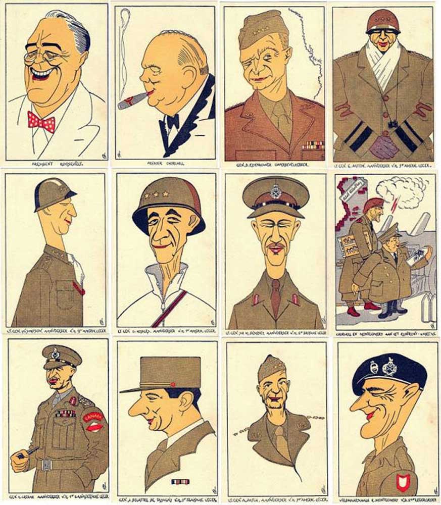 ����� �������� ���������� ������ ������� ������
Set of postal cards �World War II Personalities�